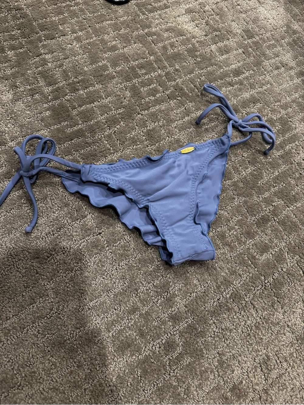 Luli Fama Lavender Tie-Side Bikini Bottom
